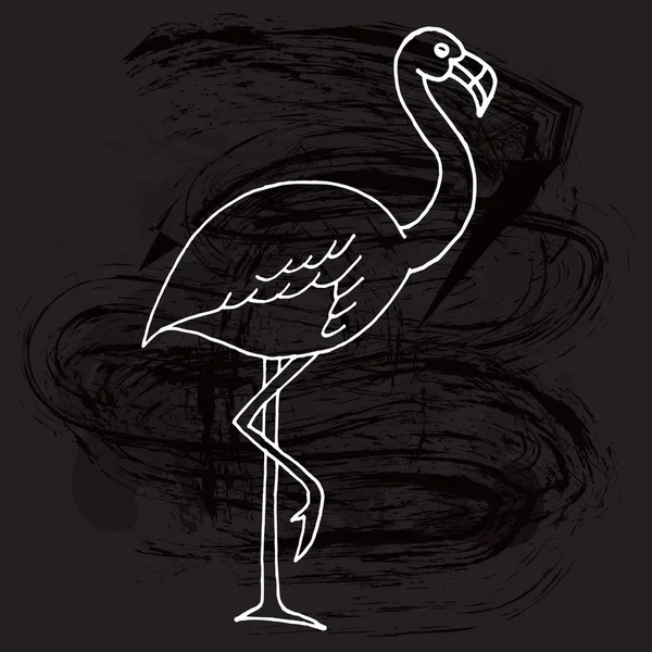 Vector flamenco. Ilustración del flamenco. Icono del Flamingo Rosa. Vector flamenco. Ilustración del flamenco. Flamingo aislado. Diseño flamenco. Textura de flamenco. Logo Flamingo. Resumen flamenco. Banner de flamenco. Cartel de flamenco. Objetos flamencos . — Vector de stock