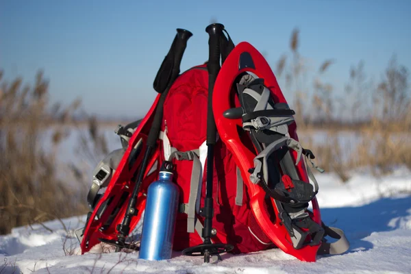 Equipamento para a campanha de inverno . — Fotografia de Stock