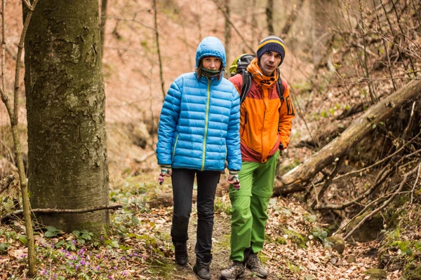 A walk in the mountains on a sunny day. — Stock Photo, Image