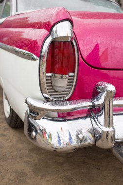 Klasik Otomobil yakın çekim.