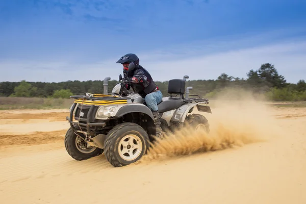 Гонки ATV это песок . — стоковое фото