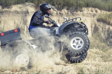 ATV yarış kumdur.