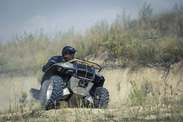 Racing ATV è sabbia . — Foto Stock