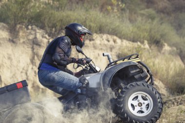 ATV yarış kumdur.