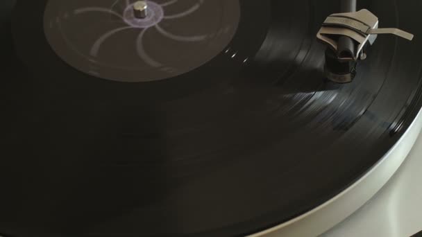 Vintage record player — Stock Video