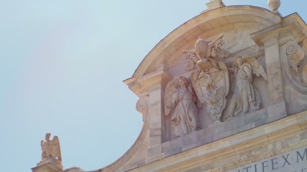 La Fontana dell'Acqua Paola — Video Stock