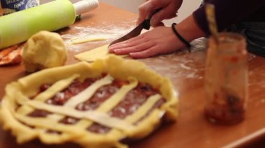 Fındıklı pasta hazırlanması