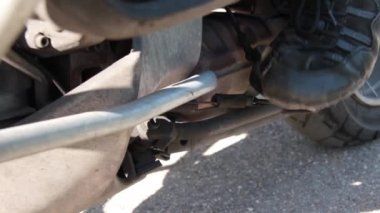 Motosiklet başlangıç ve gidiyor