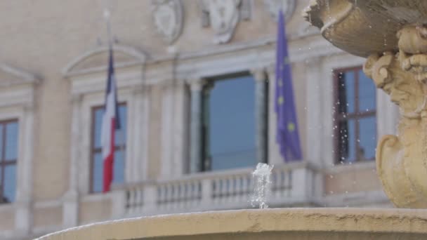 Ambasciata della Repubblica francese — Video Stock