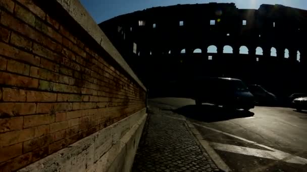 Colosseum in Rome, Italië — Stockvideo