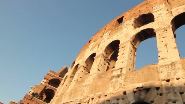 Coliseo en roma, italia — Vídeos de Stock