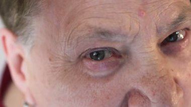 Serious Senior woman