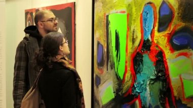 insanlar Sanat Galerisi'nde Resim Sergisi - at arıyorum Aralık 2014, Roma, İtalya