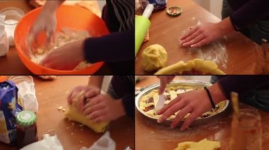 Tart fındık pasta hazırlık