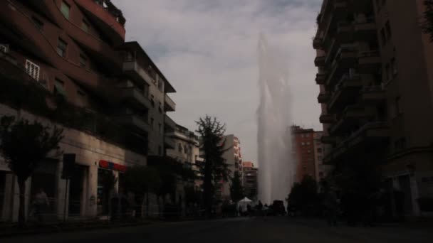 Esplosione dell'acqua di scarico — Video Stock