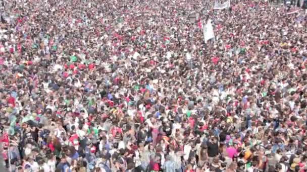 Close Up On Huge Crowd Of People At A Concert Video By C Videodream Stock Footage Close Up On Huge Crowd Of People At A Concert Video By C Videodream Stock Footage