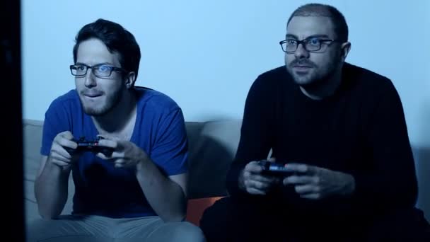 Videohry: Přehrávání a boj — Stock video