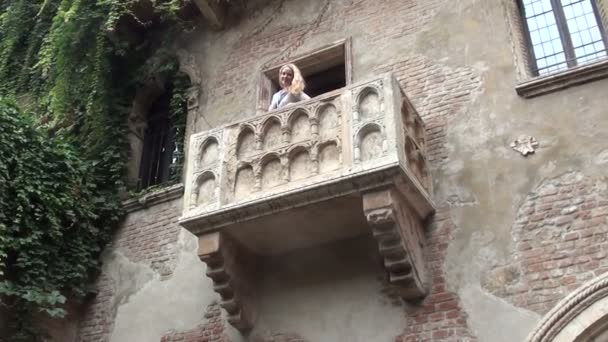 Balkón Romea a Julie — Stock video