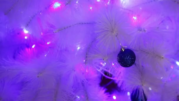 Parlayan Noel ağacı — Stok video