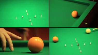 9-pin Bilardo oynayan insanlar