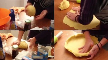 Tart fındık pasta hazırlık