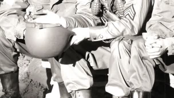 第二次世界大戦、イタリアのローマの中にリンク先のアンカーの復興 — ストック動画