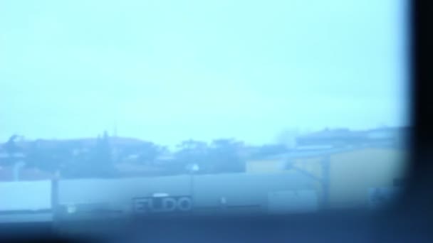 Lihat dari kereta yang bergerak — Stok Video