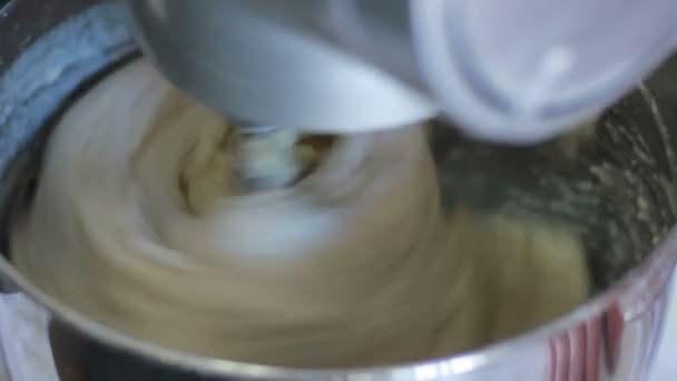 Kneading dough for bread — Stock Video