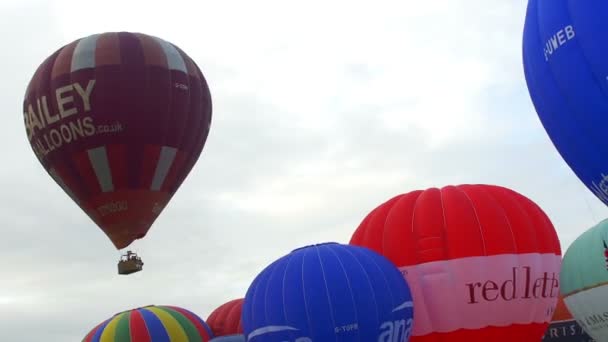 布里斯托尔气球嘉年华 — 图库视频影像