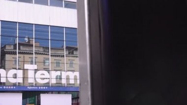 görünümünü termini tren istasyonu Roma, İtalya