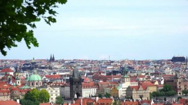 Prag 'ın tarihi merkezi Panorama