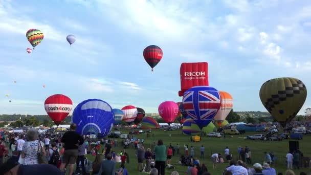 Bristol balloon fiesta — Stockvideo