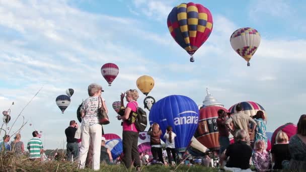 Bristol balloon fiesta — Stockvideo