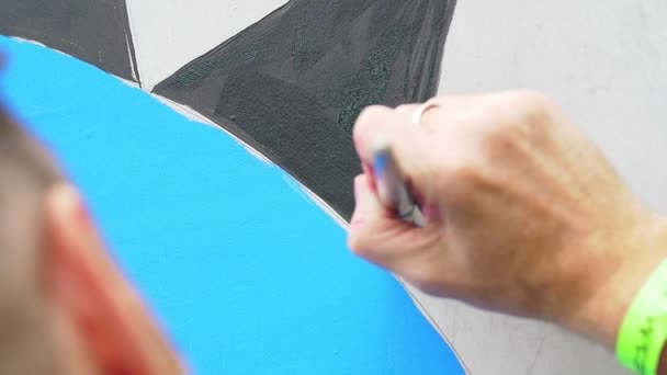 街头艺术和涂鸦艺术节 — 图库视频影像