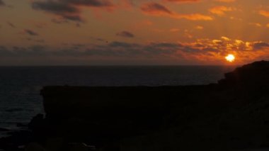 Dusk La Pared körfezde güneş kaybolmaya başlar