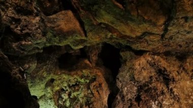 taş duvar bir büyük mağara-Cuevas de Los Verdes, Lanzarote
