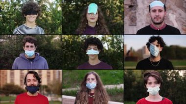 Covid19 - Gençler tuhaf bir şekilde maske takmaktan hoşlanırlar.