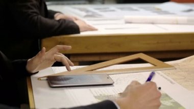 Mimar Proje hesap makinesi ile kontrol: plan, harita, plan, model