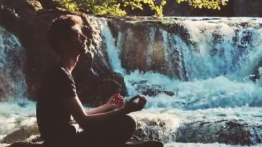 meditasyon genç çocuk