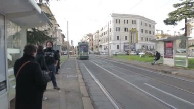 Roma - sıra steadycam tramvay