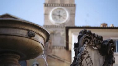 Piazza di santa maria, trastevere, Roma, İtalya
