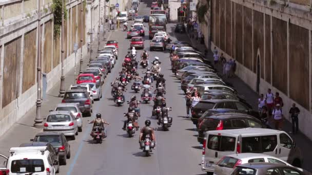 Harley Davidson Motociclistas Parade — Vídeo de Stock