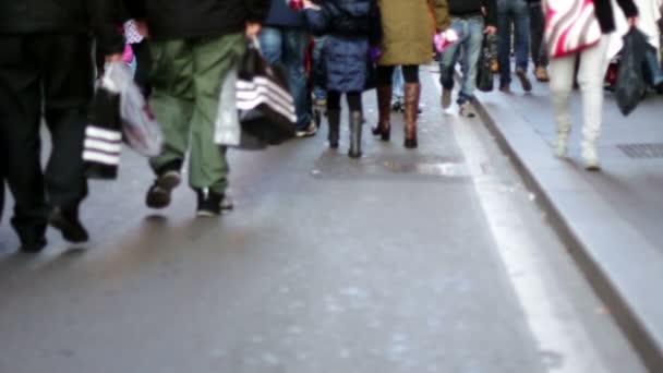 Roms Innenstadt in der Zeit des Verkaufs — Stockvideo