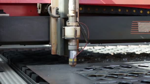Промислові плазмові машини буріння заліза — стокове відео