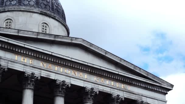 Upper part of the National Gallery of Art — Stock Video