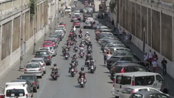 Harley Davidson moto motociclisti Parade — Video Stock