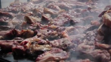 Barbekü ızgara pişirme et