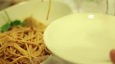 iyi İtalyan spagetti 