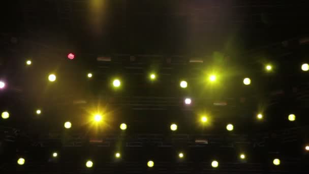 Konzertbühne beleuchtet — Stockvideo