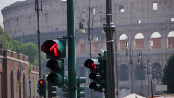 Colgar semáforos — Vídeos de Stock